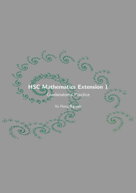 HSC Combinatorics thumbnail